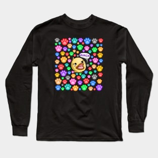 Quack with paws Long Sleeve T-Shirt